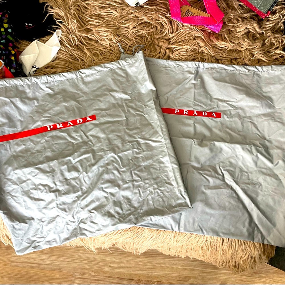 Prada Sport Dust Bags x2